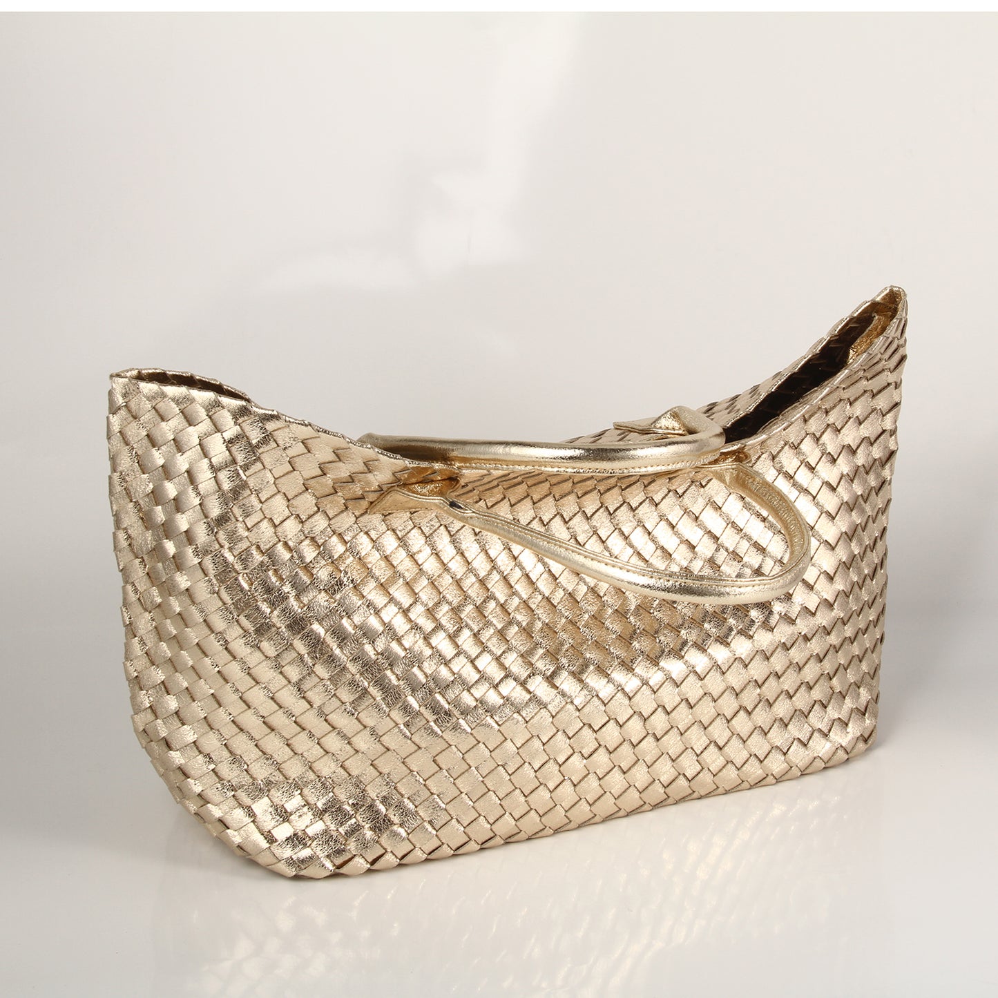 The Weavey Tote - Gold