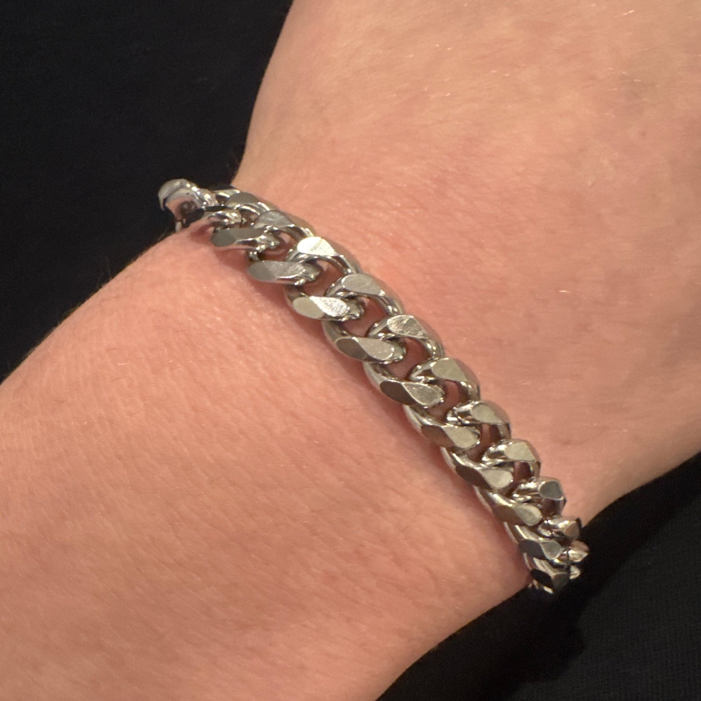 Sam Chunky Bracelet - Silver