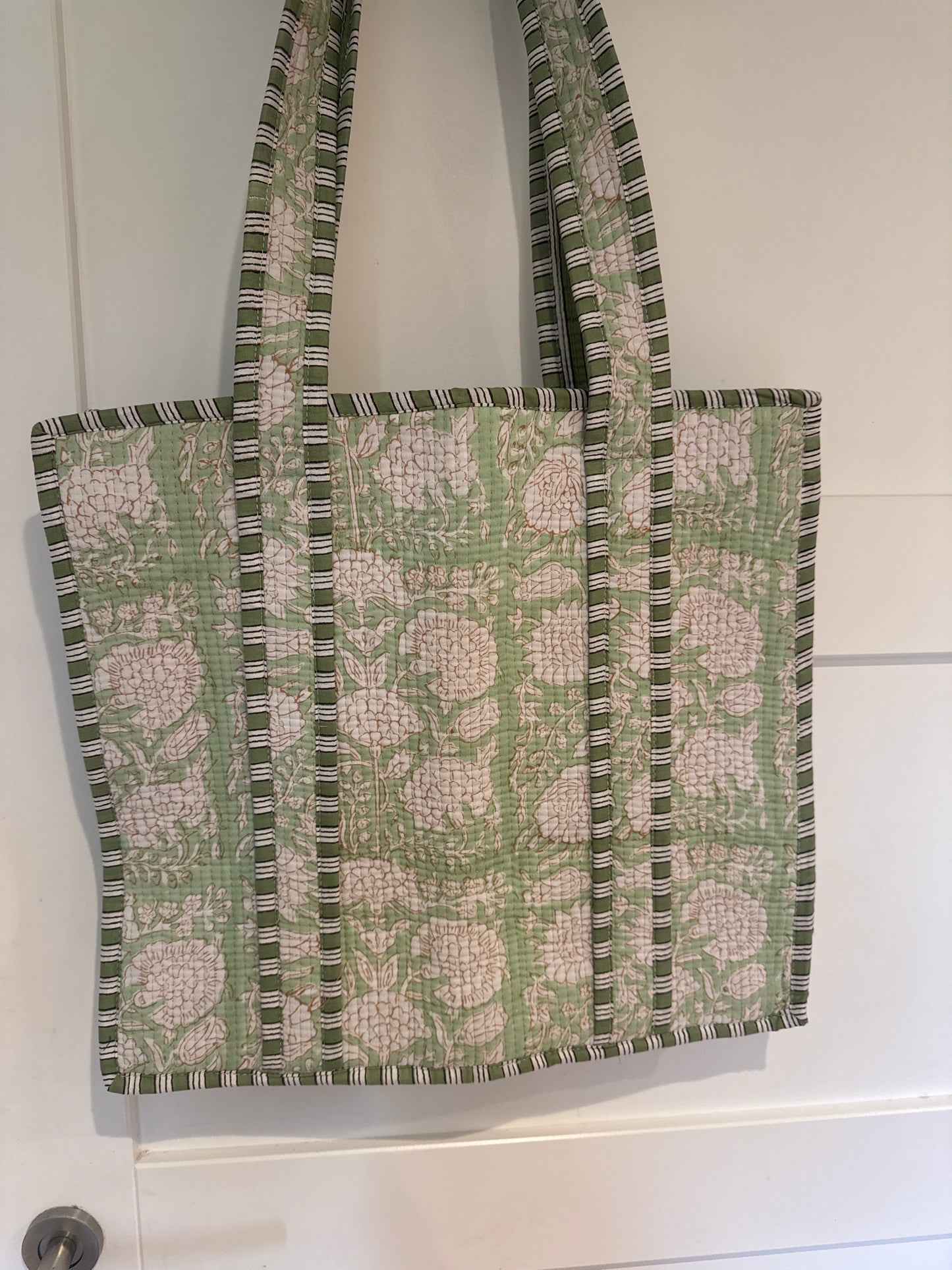 Cotton Tote Bag - Mint