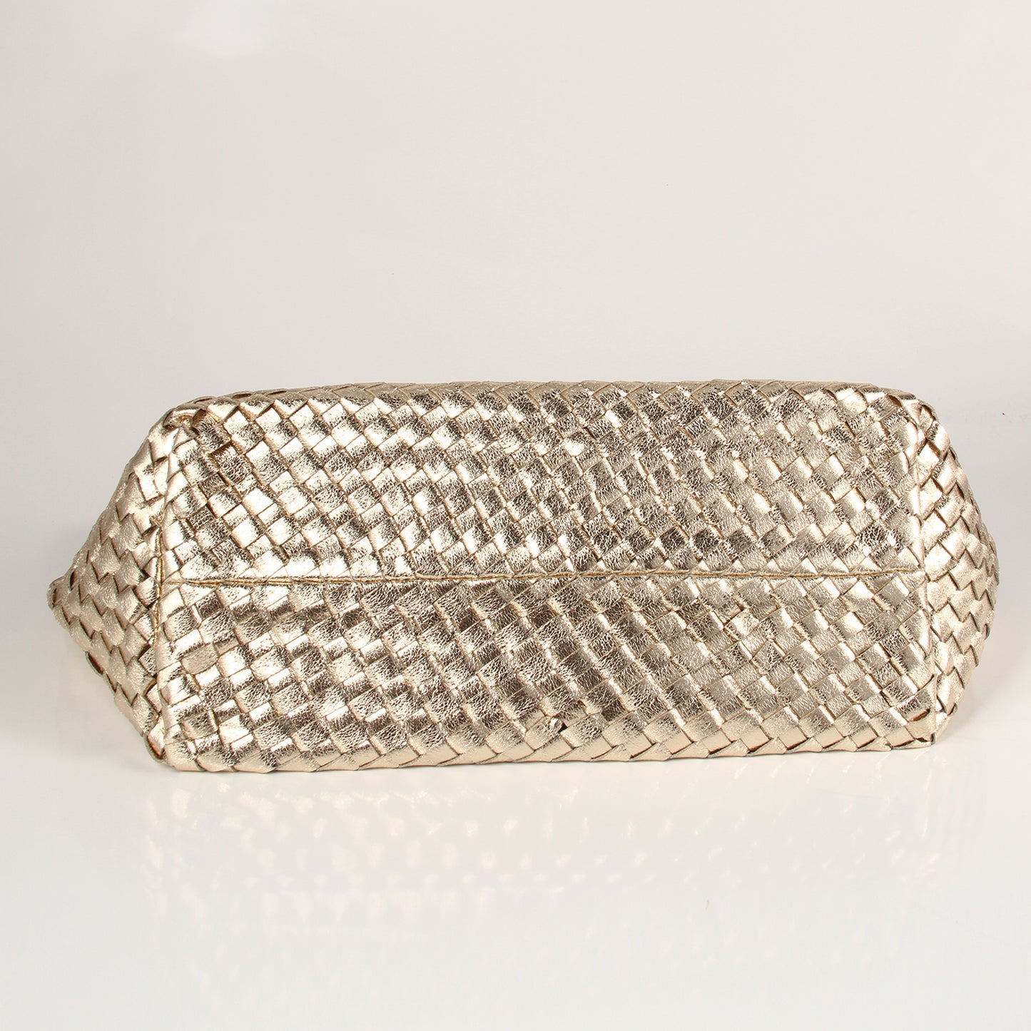 The Weavey Tote - Gold