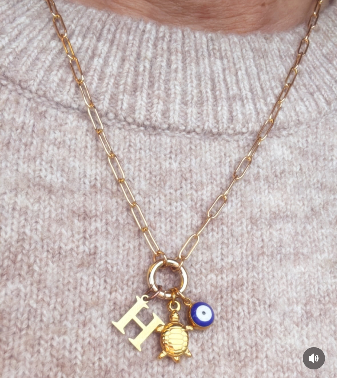 Initial Letter Charms – Gold ( 2 WK DELIVERY TIME )