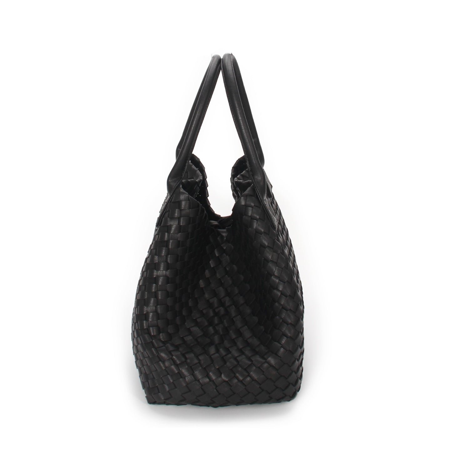 The Weavey Tote - BLACK