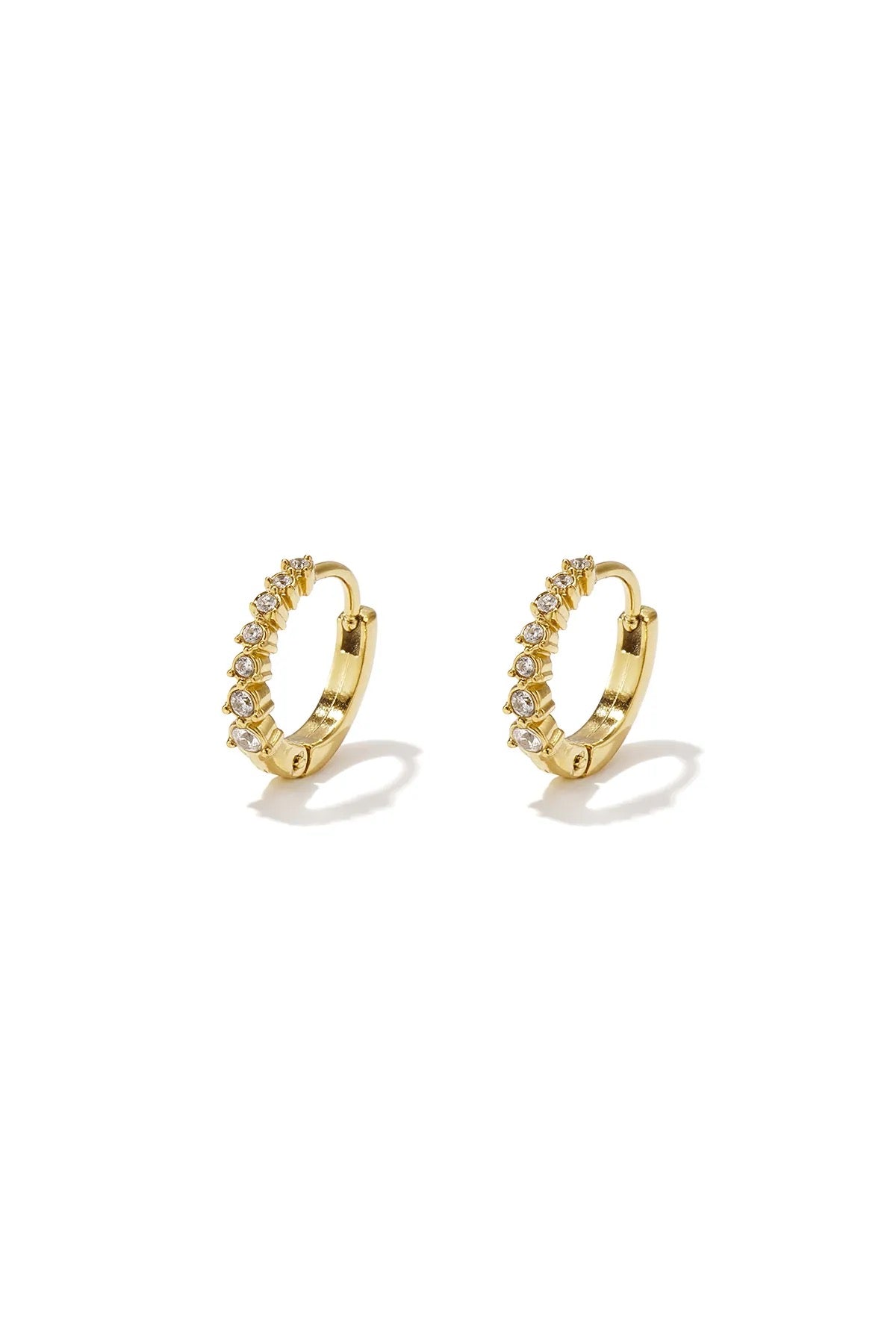 September Sparkles Hoops - Gold