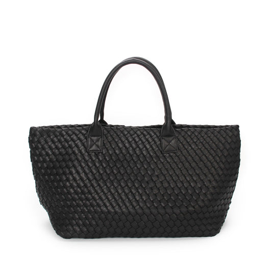 The Weavey Tote - Black DELIVERY END OF OCT
