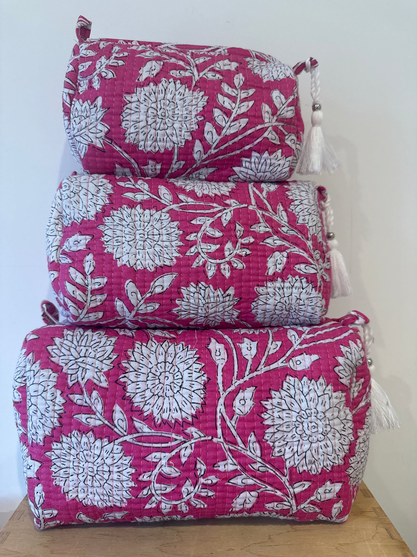 Wash Bag SETS OF 3 - Pink Paradise