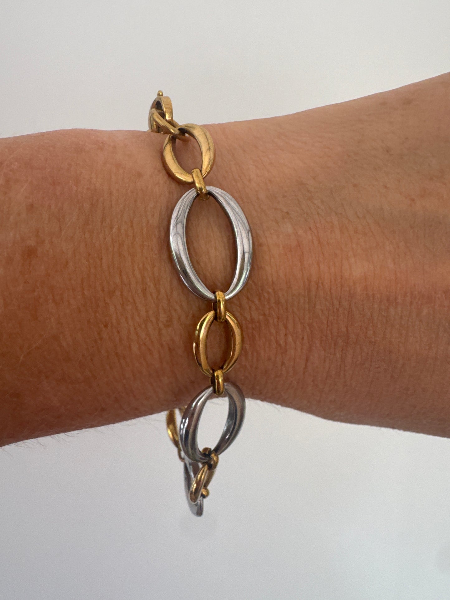 Two Tone Bracelet - Gold & Silver