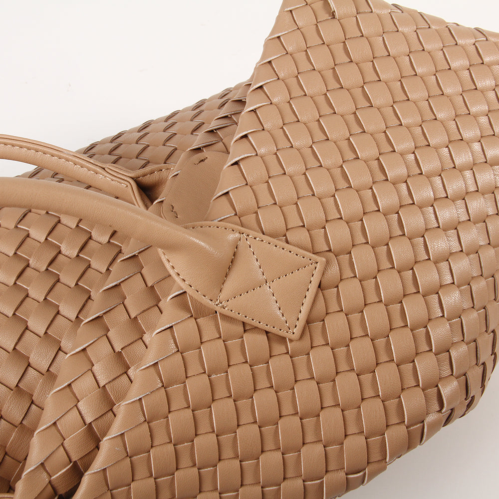 The Weavey Tote - Biscuit