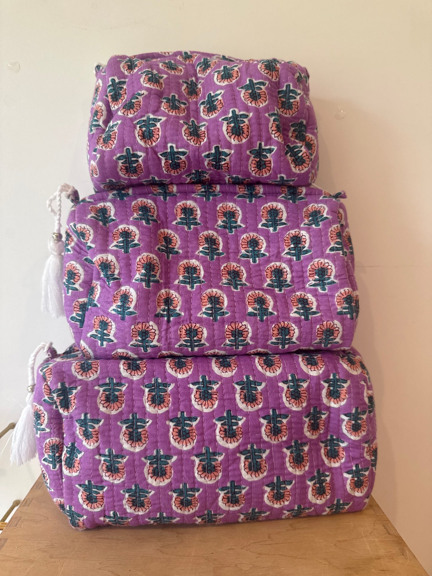 Wash Bag SETS OF 3 - Purple Haze