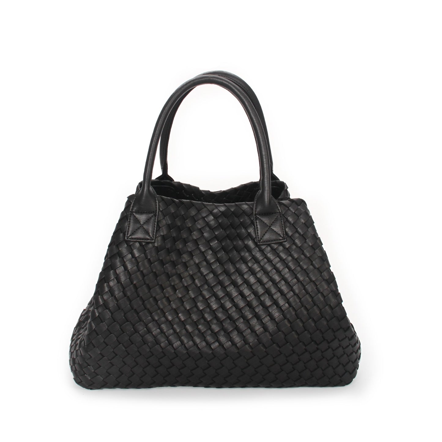 The Weavey Tote - BLACK