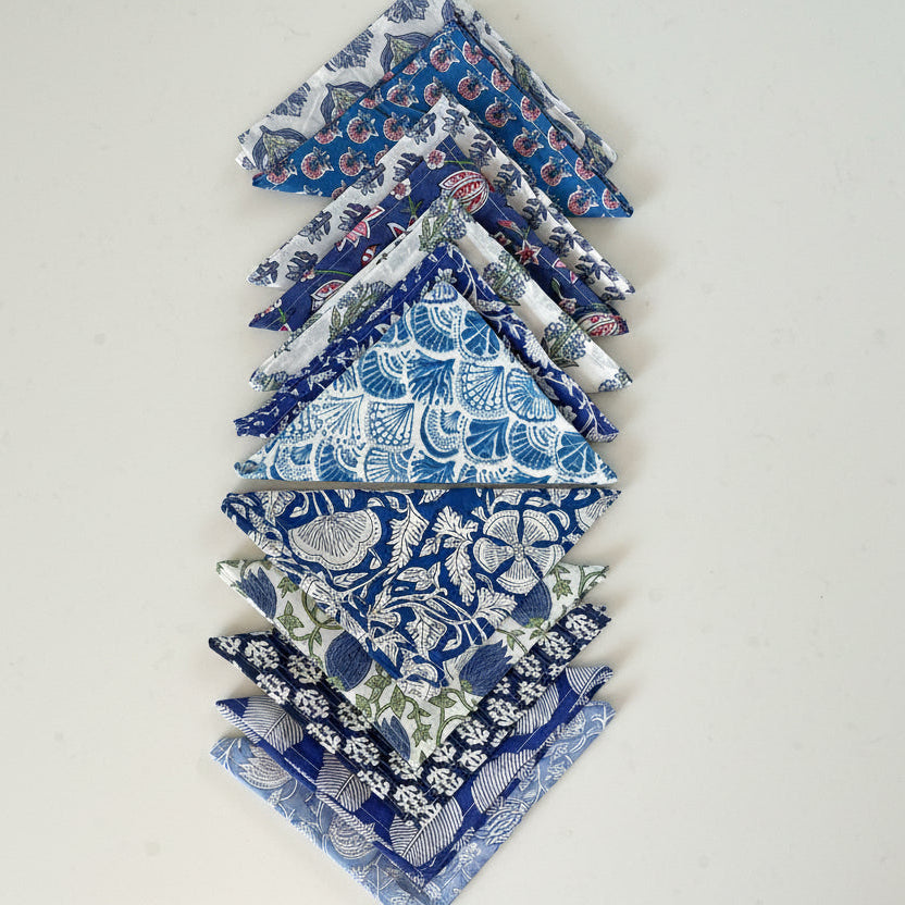 Blue Skies Napkin Sets - BLUE