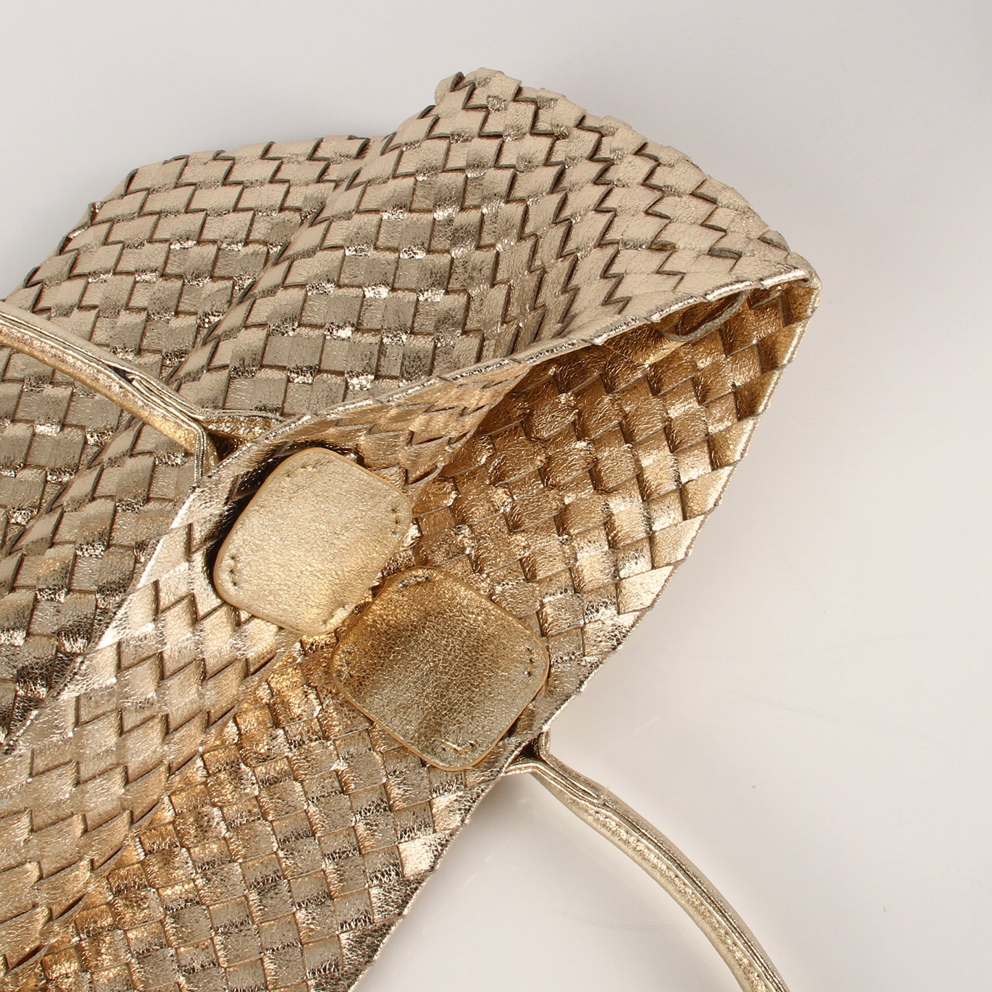The Weavey Tote - Gold