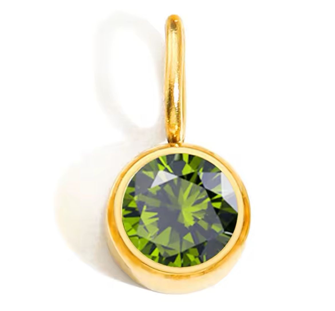 Crystal Birthstone Charms – Gold ( 2 WK DELIVERY )