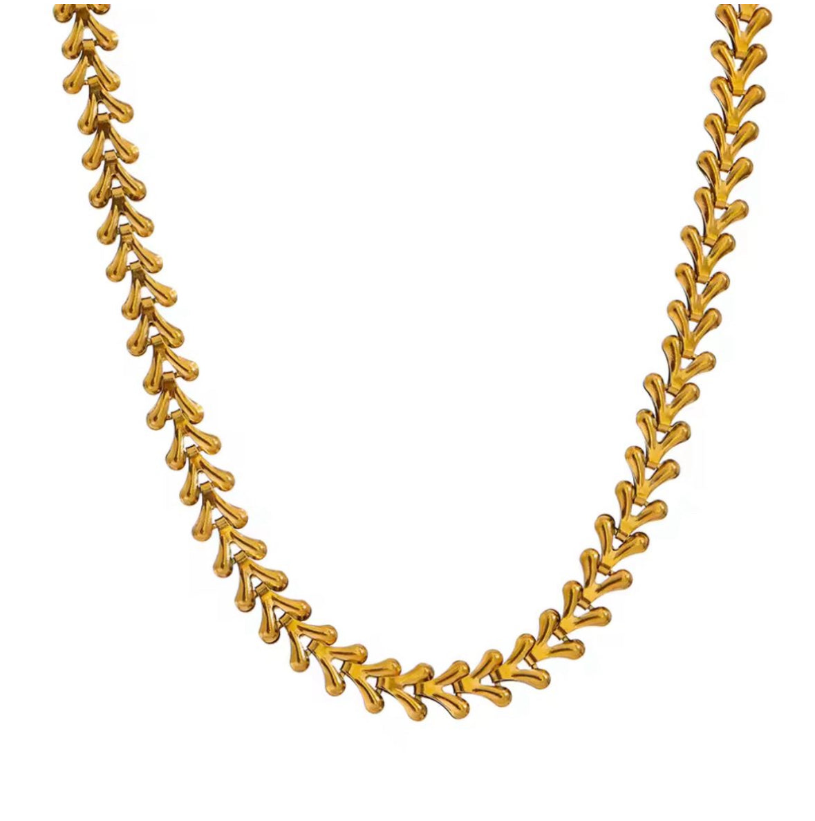 Chevron Necklace - Gold