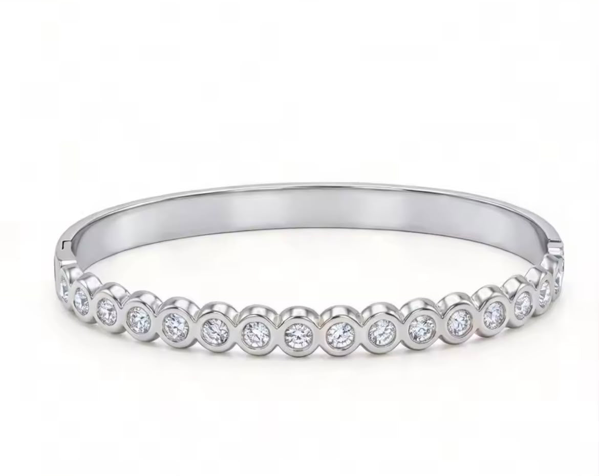 Silver Sparkles Bangle