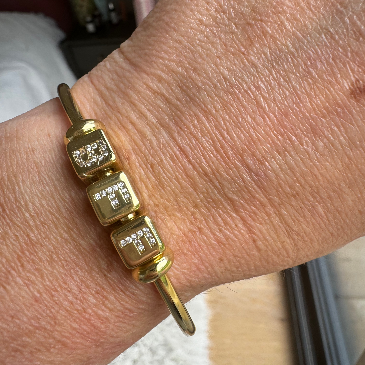 Gold Bobble Bangle - BFF / FFS