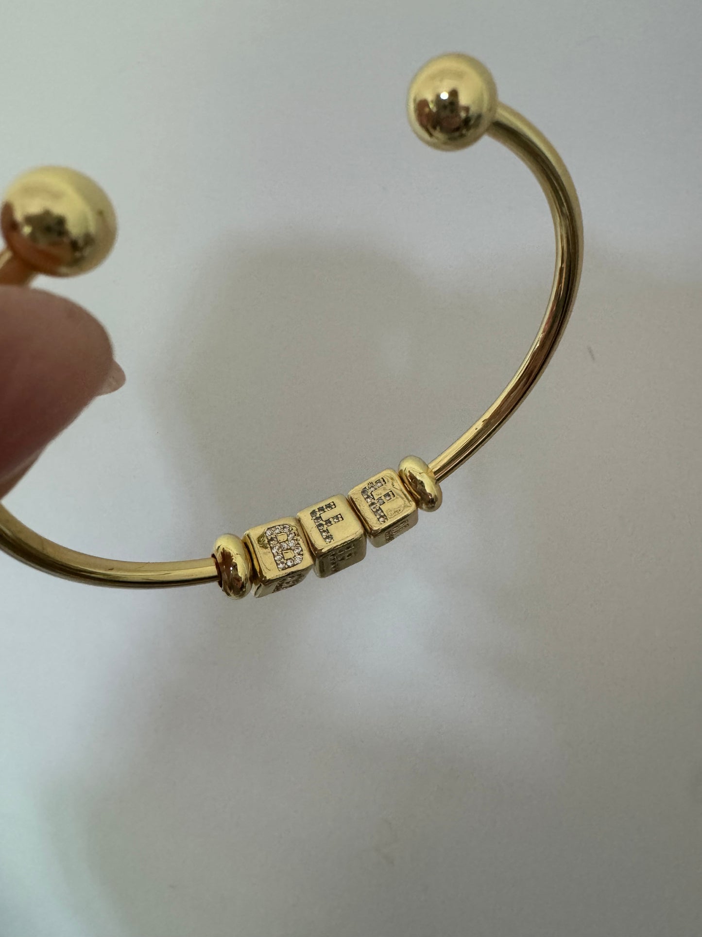 Gold Bobble Bangle - BFF / FFS