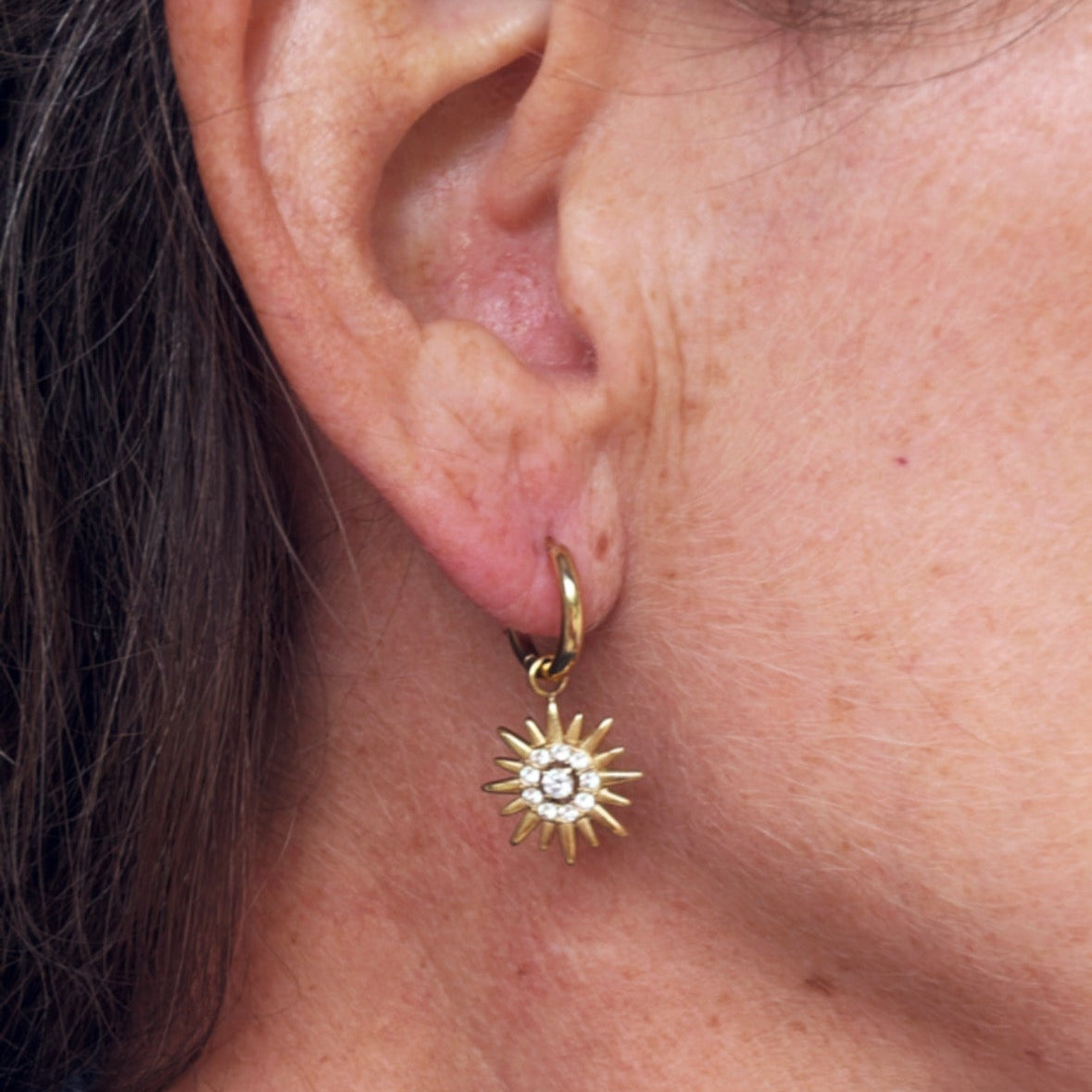 Autumn Sparkle Earrings - Gold