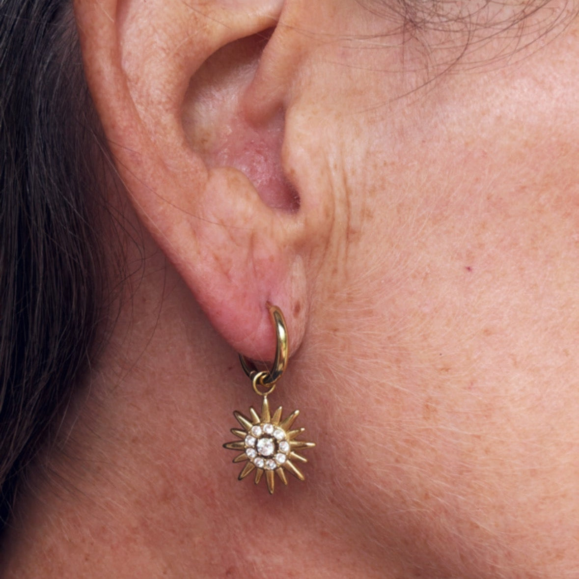 Autumn Sparkle Earrings - Gold