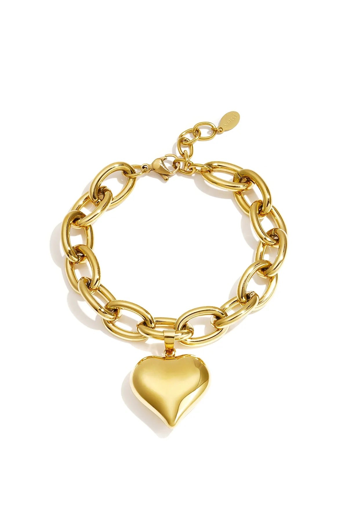 Heart Bracelet - Gold