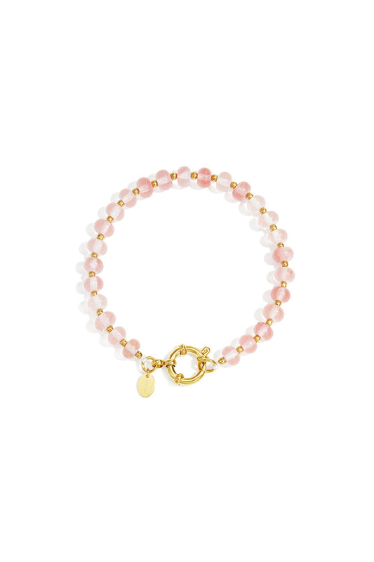 Beaded Bracelet - Coral
