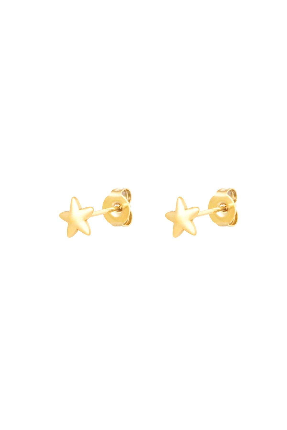 Little Star Studs - Gold