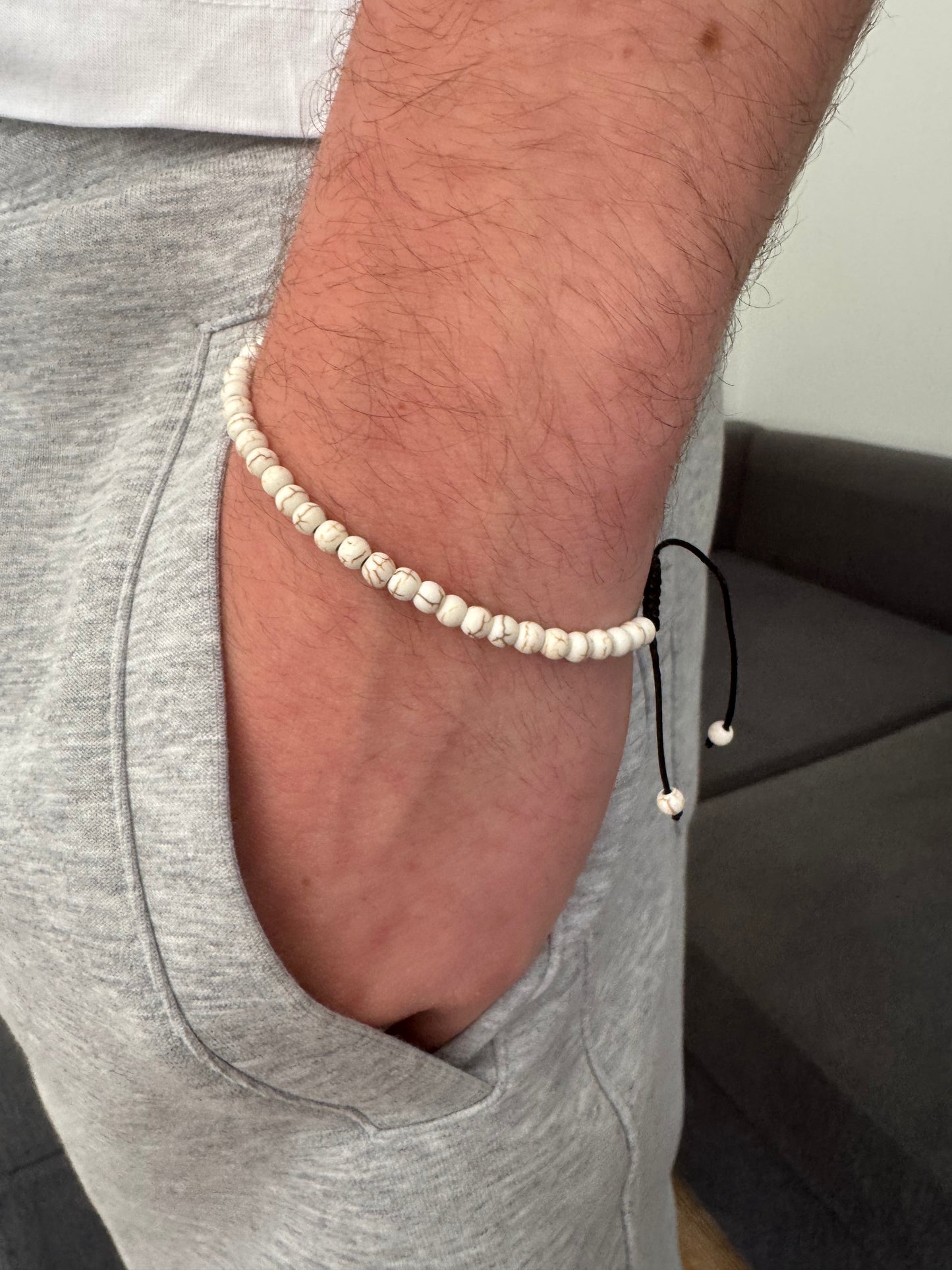 Boys Summer Bracelet - Cream