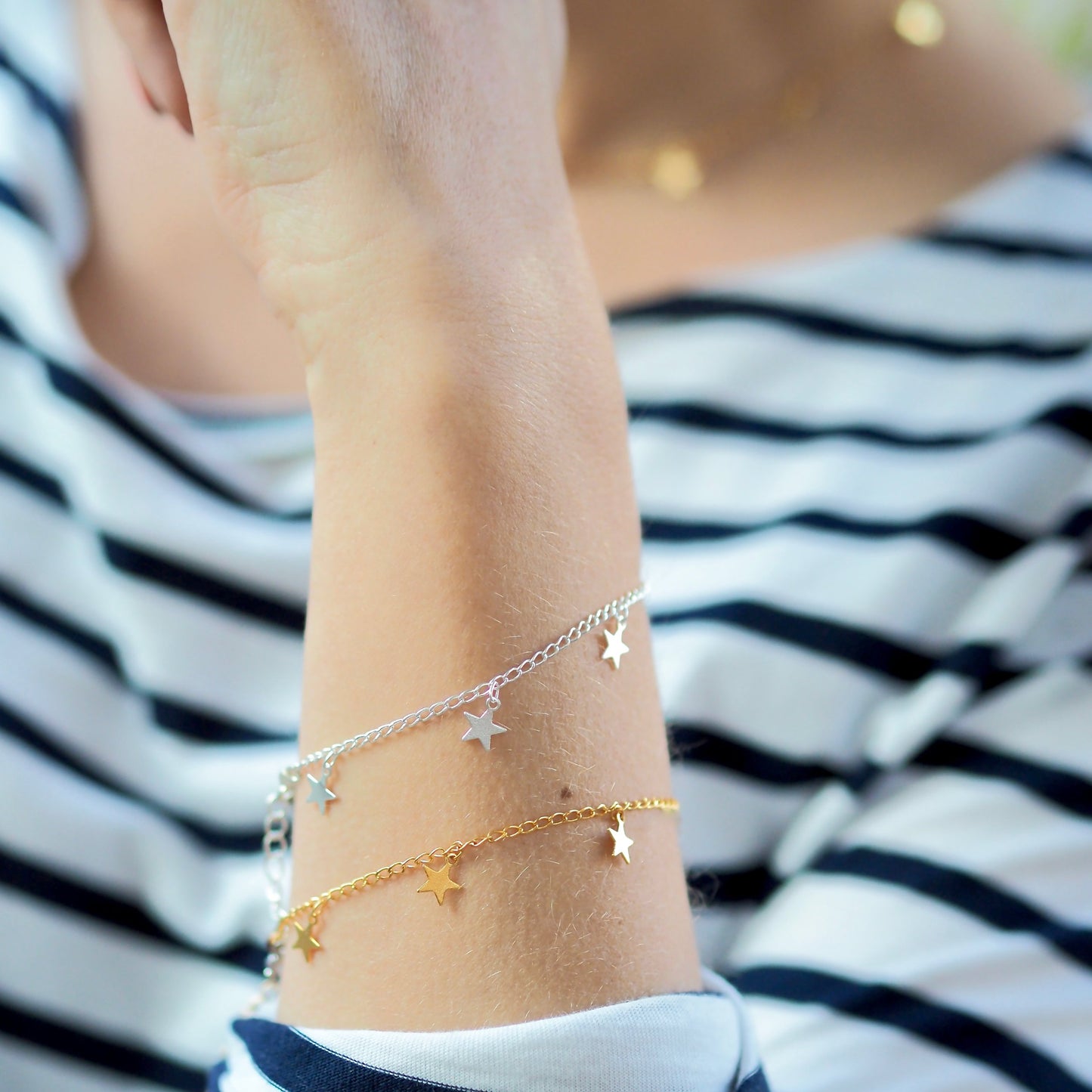 Gold Stars Necklace | Gift Pop Boutique