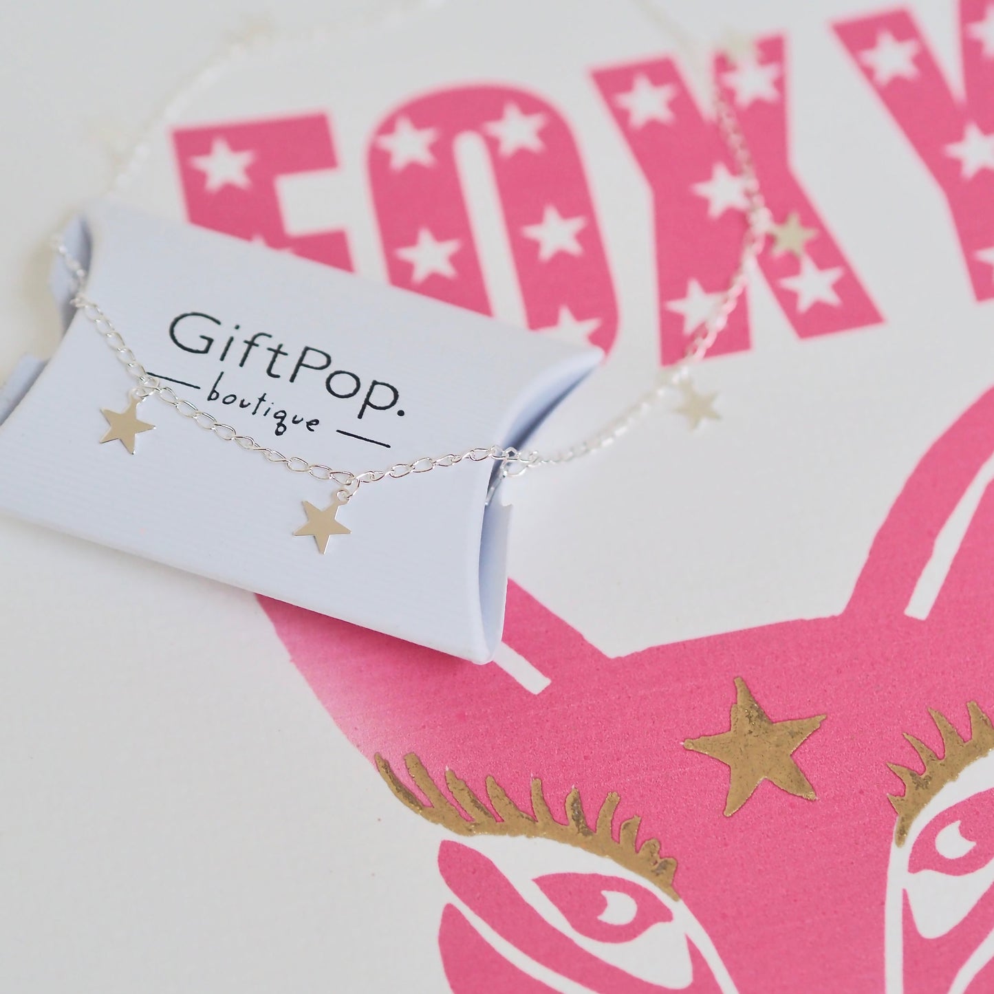 Silver Stars Necklace | Gift Pop Boutique