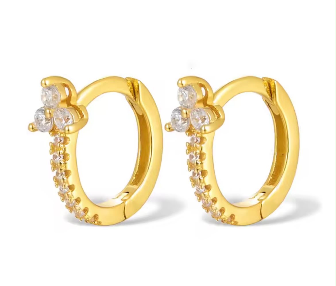 Super Tiny Huggies - Gold Only ( Helix/ Small Lobes)