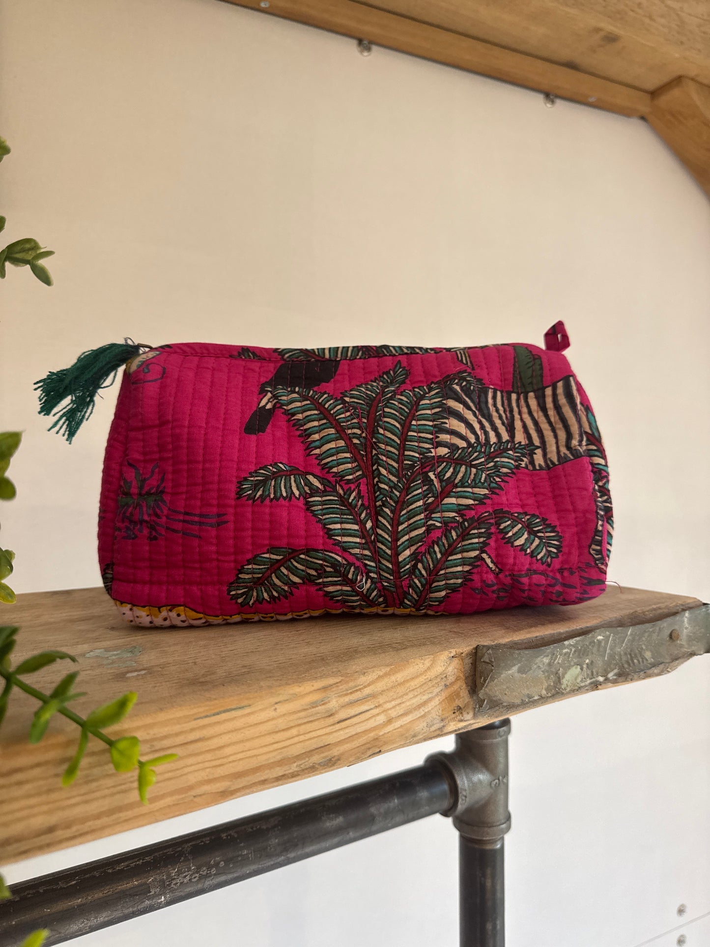 Wash Bag Wildlife Pink - Multiple Sizes