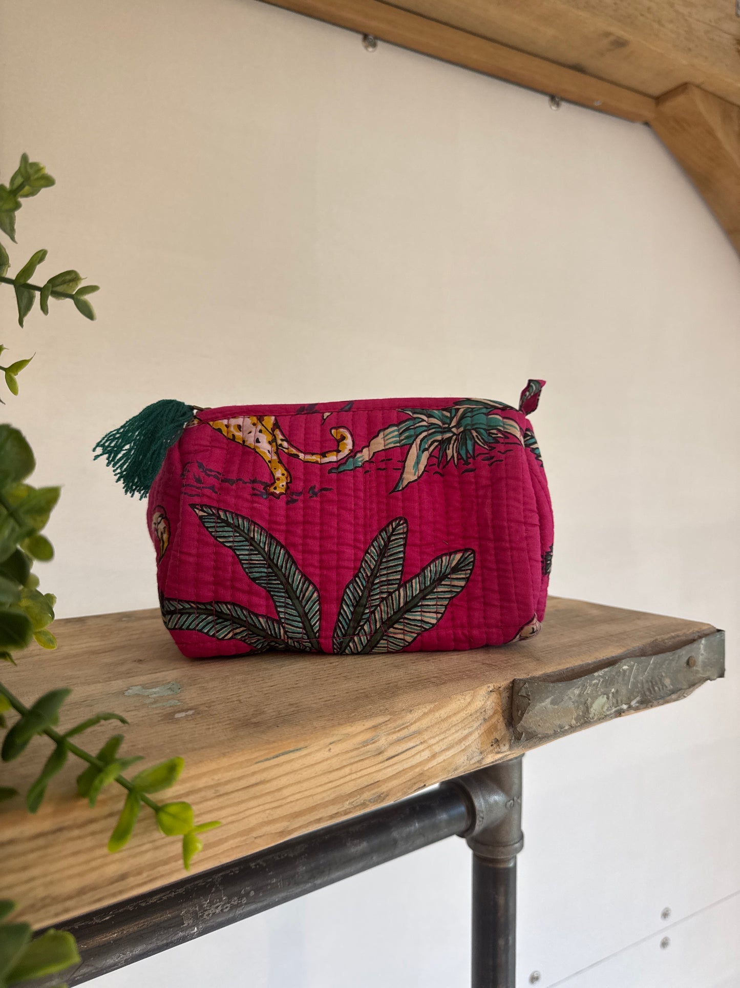 Wash Bag Wildlife Pink - Multiple Sizes