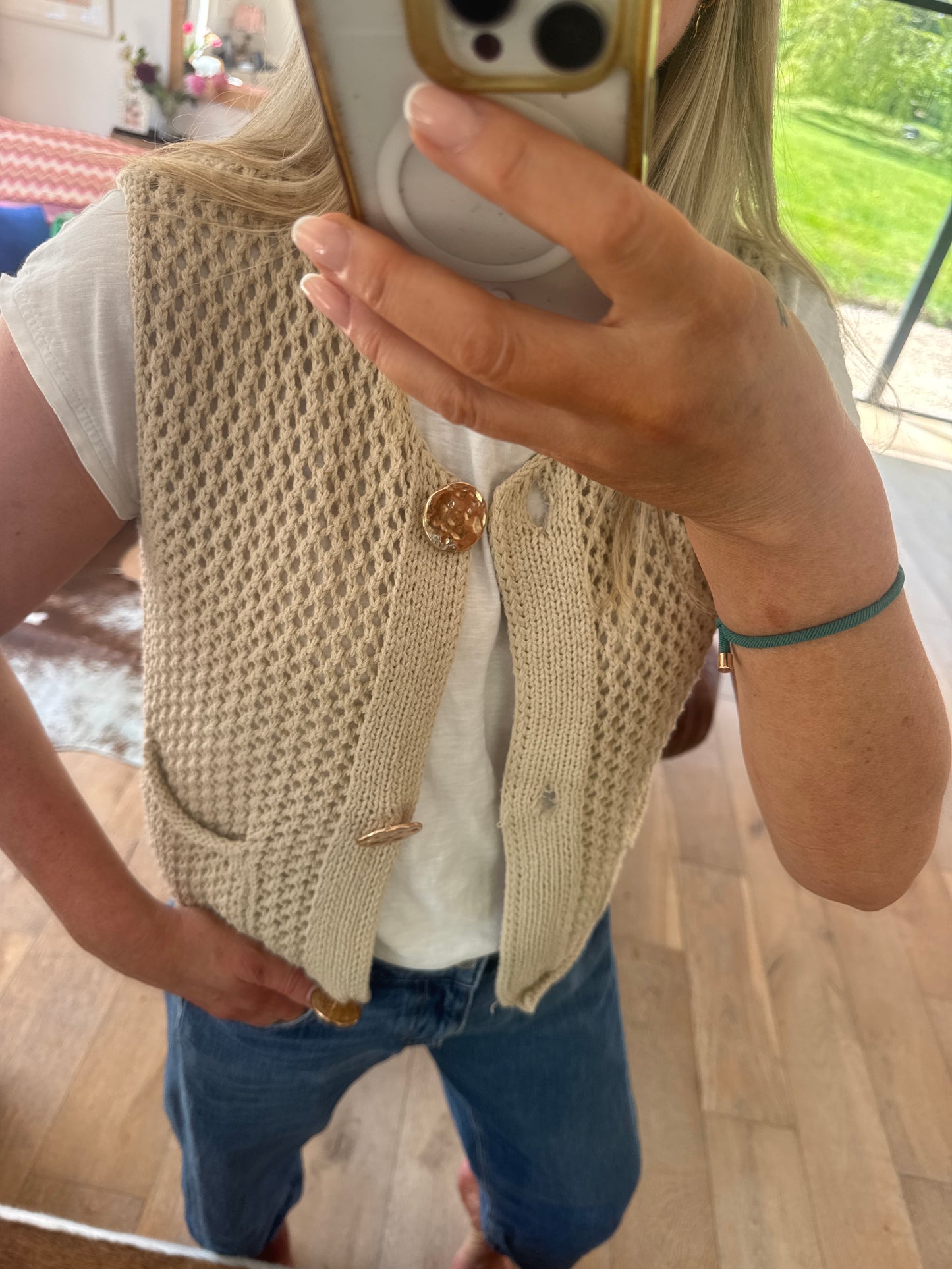 Hannah's Summer Cardi - Ecru