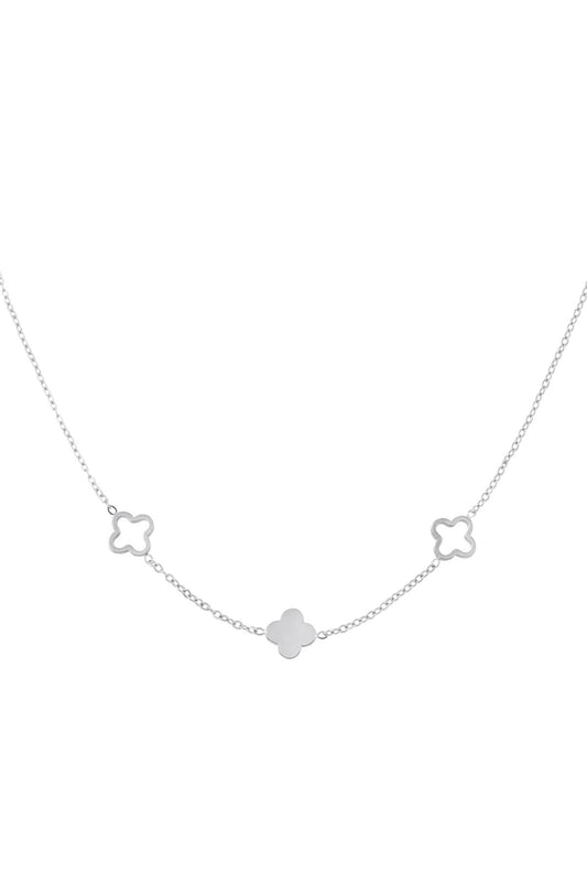 Clover Necklace - Silver