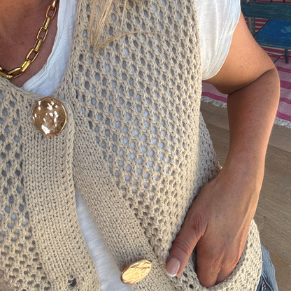 Hannah's Summer Cardi - Ecru