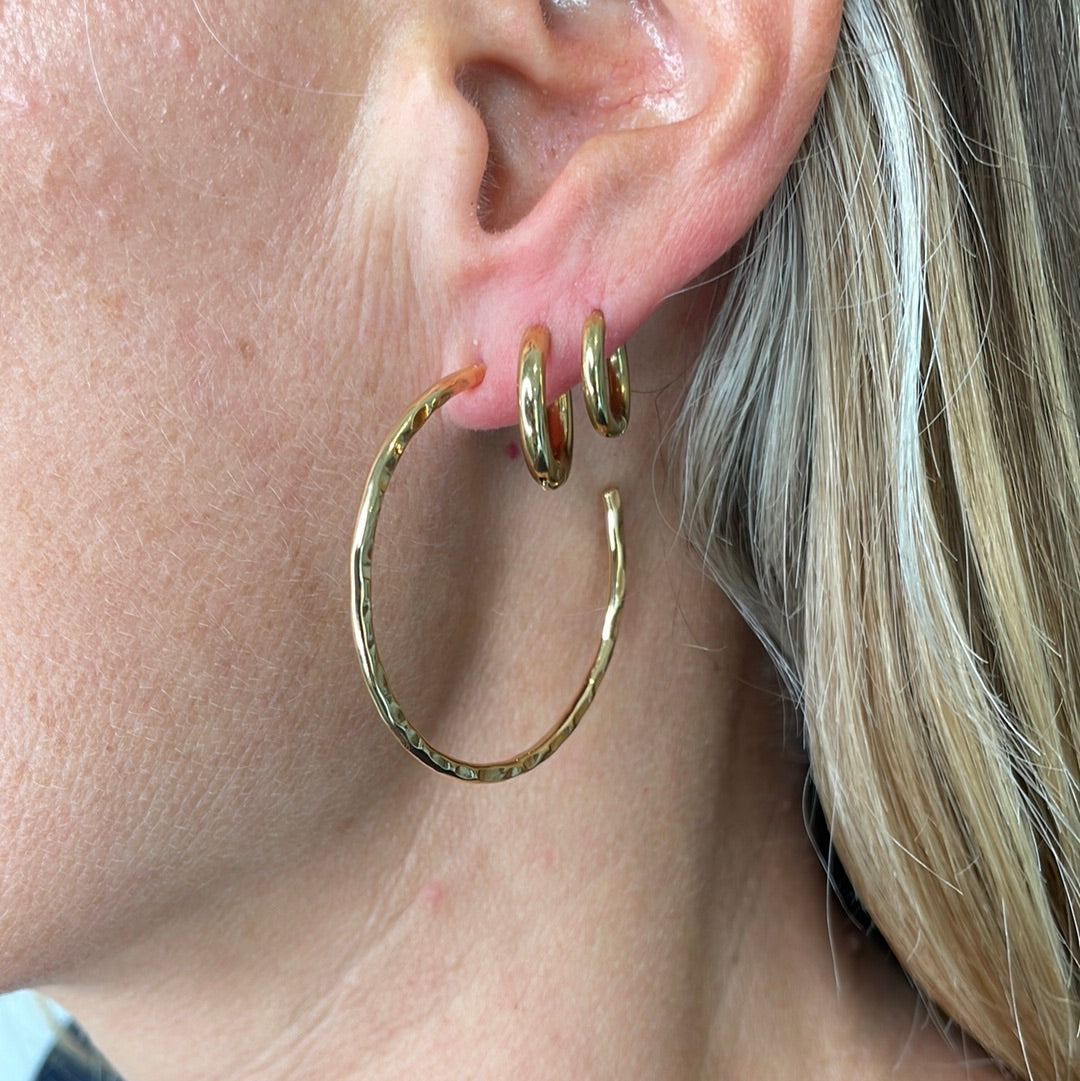 Twisted Hoop Earrings - Paris Small | Ana Luisa Jewelry