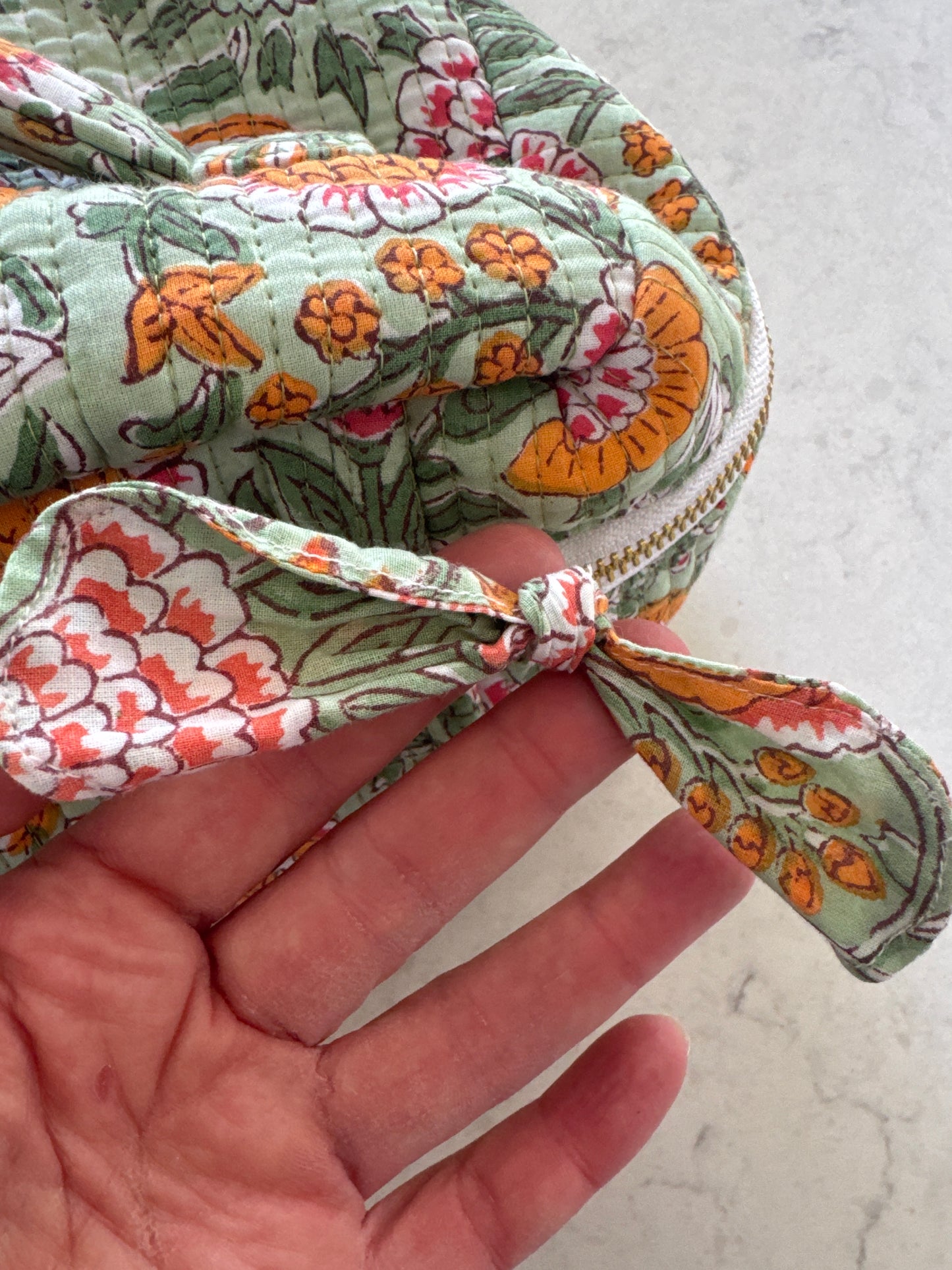 The Carryall Vanity - Mint & Amber