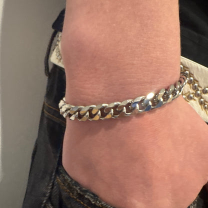 Sam Chunky Bracelet - Silver