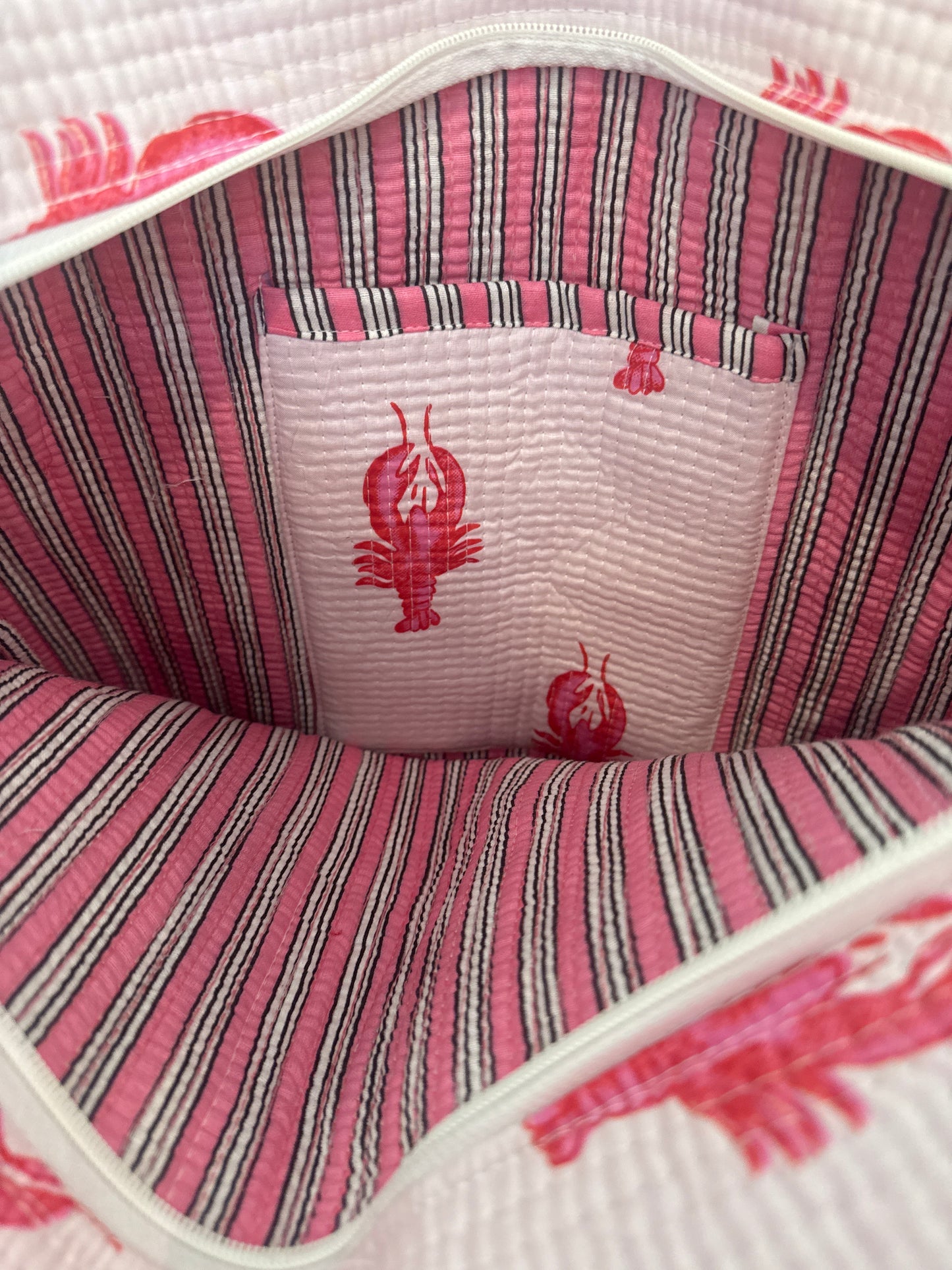 Cotton Tote Bag - The Lobster Bag - PRE ORDER DELIVERY WEEK 16TH MARCH