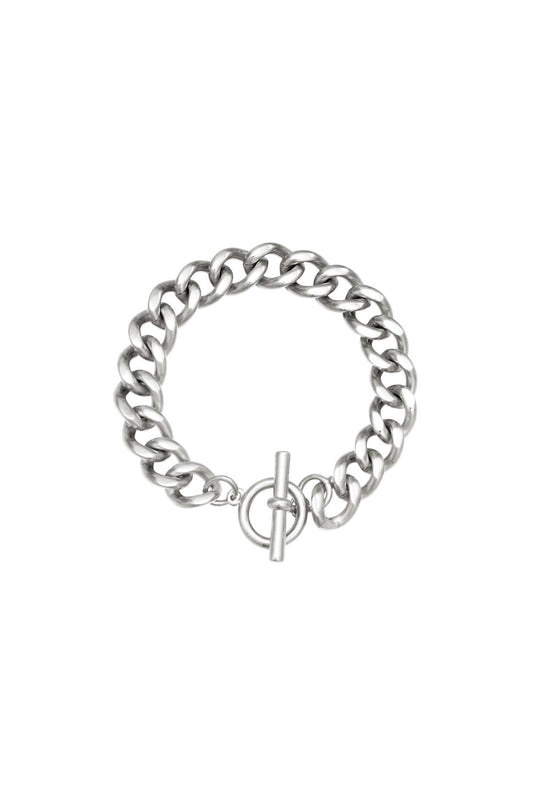 Ivy Chunky Chain Bracelet - Silver