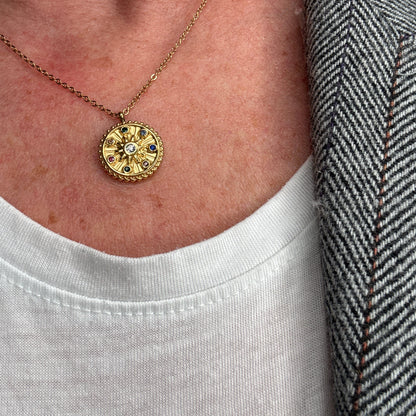Sun  Disc Necklace