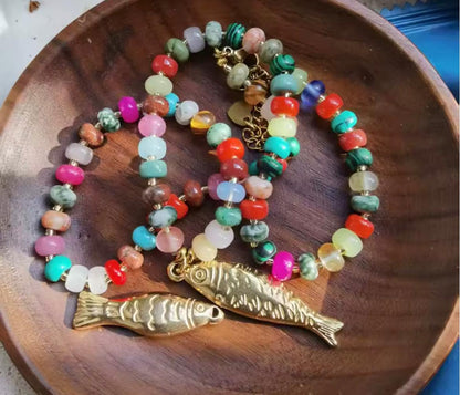 Summer Fish Necklaces - Multi Colours