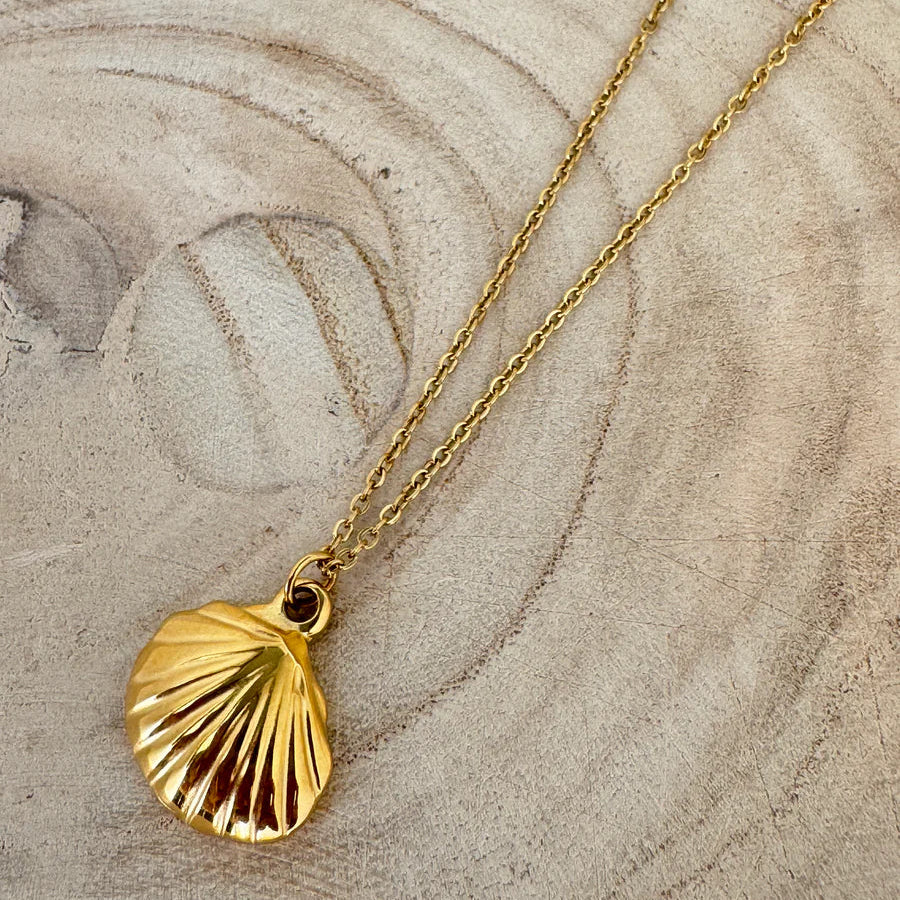 Shell Necklace - Gold