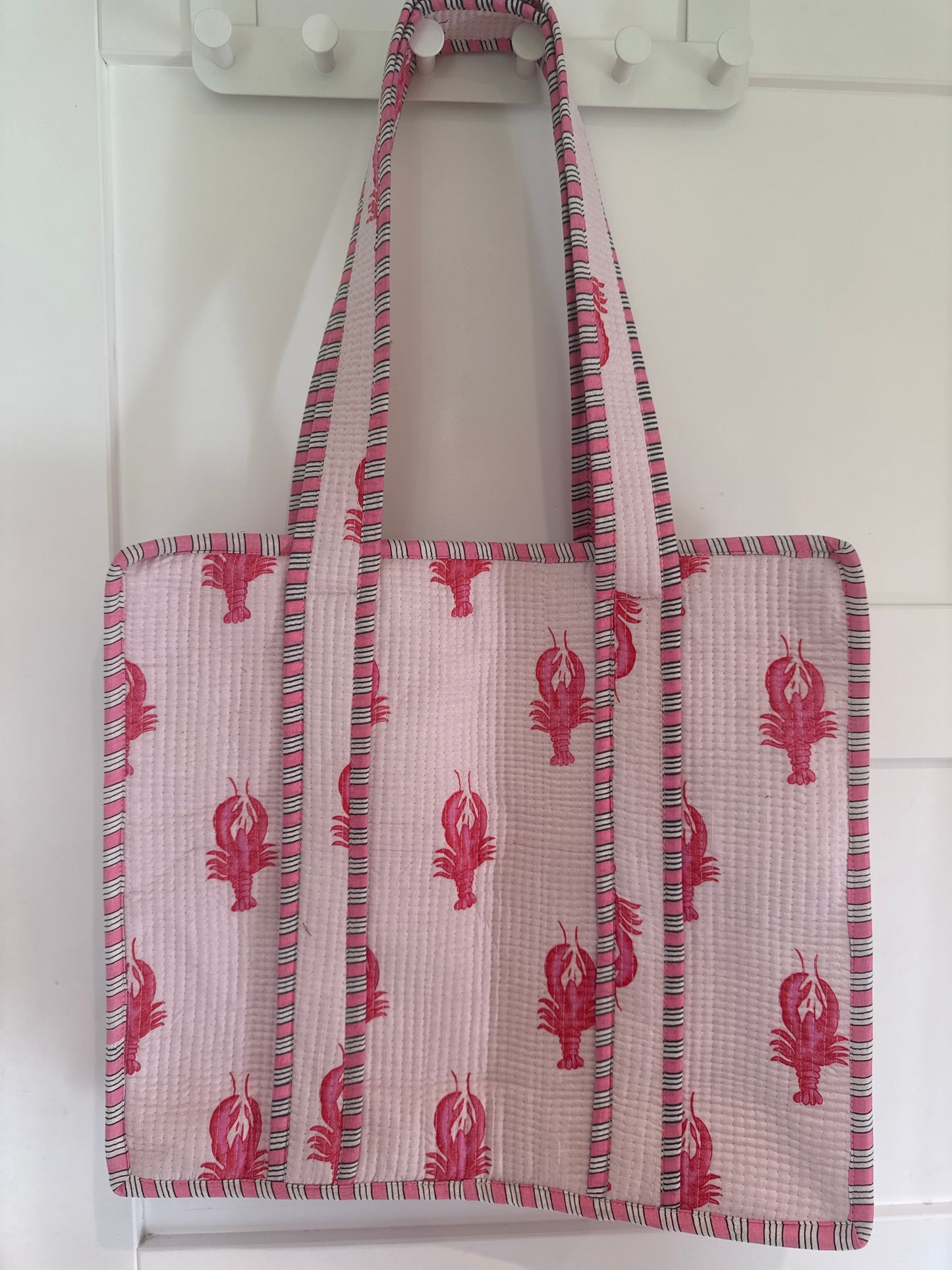 Cotton Tote Bag - The Lobster Bag - PRE ORDER DELIVERY WEEK 16TH MARCH