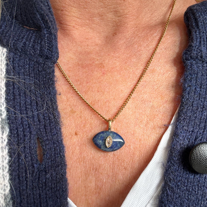 Lapis Lazuli Necklace - Gold