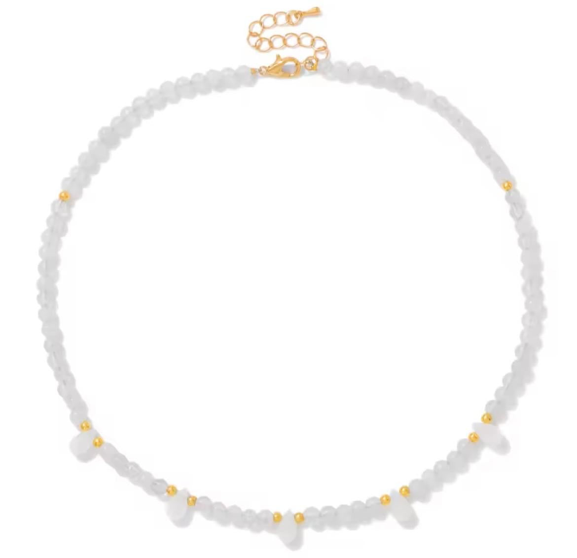 Very Pretty Stone Droplet Necklaces - Multiple Colours