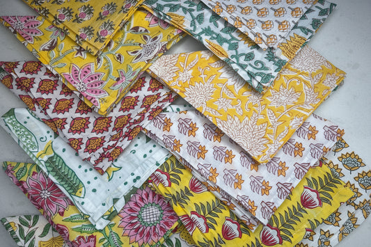 Golden Hour Napkin Sets - YELLOW