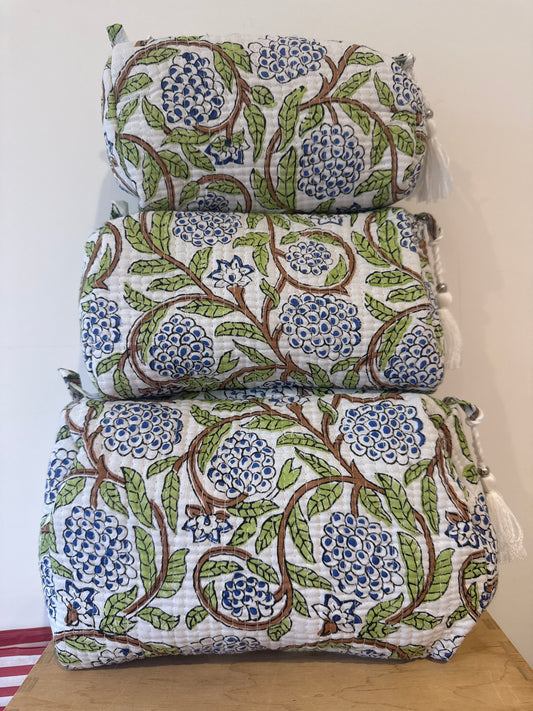 Wash Bag SETS OF 3 - Grape Vine