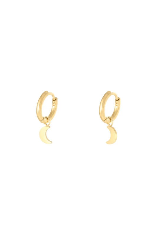 Little Luna Hoops Gold