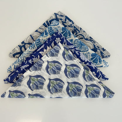Blue Skies Napkin Sets - BLUE
