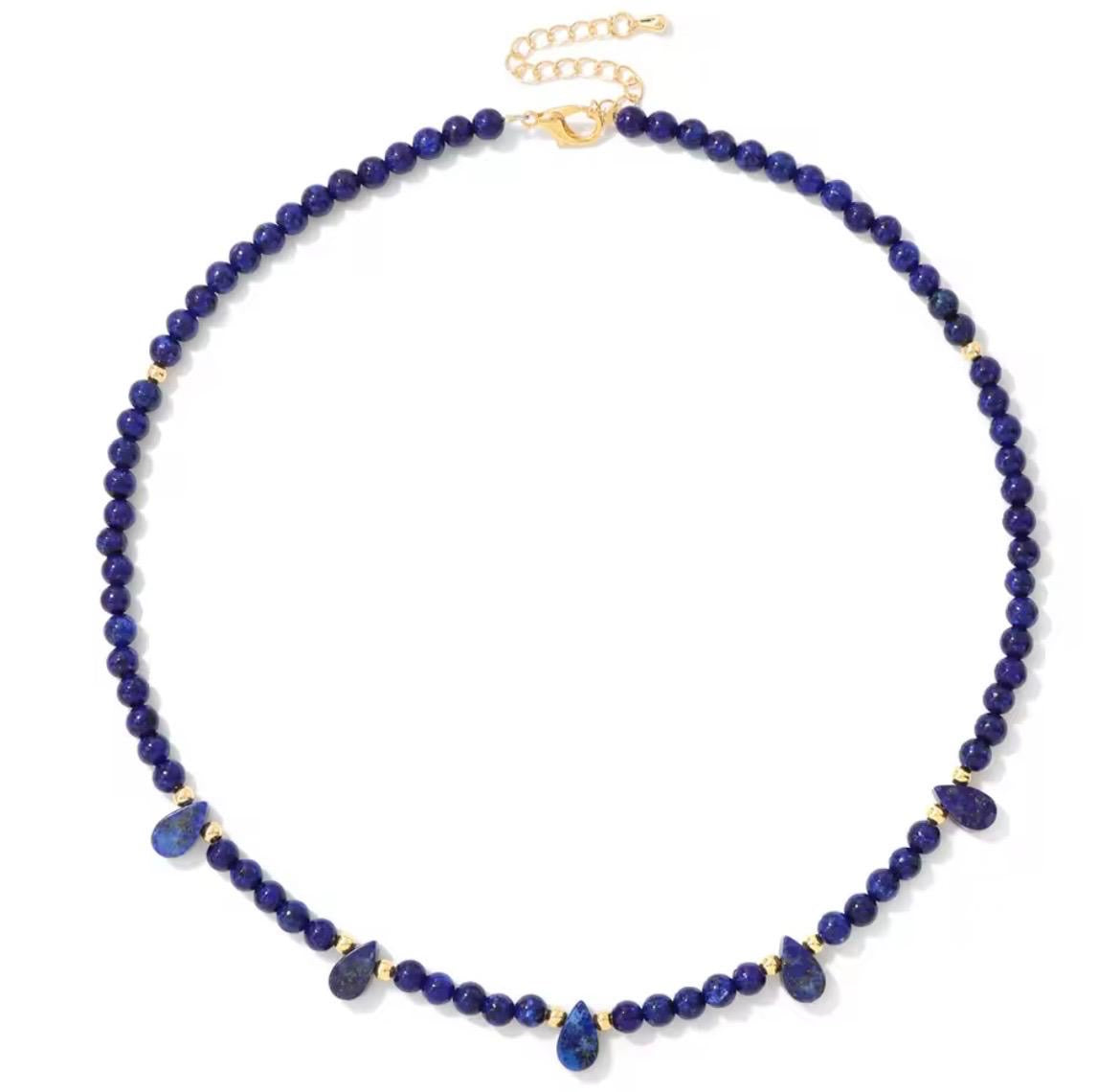 Very Pretty Stone Droplet Necklaces - Multiple Colours